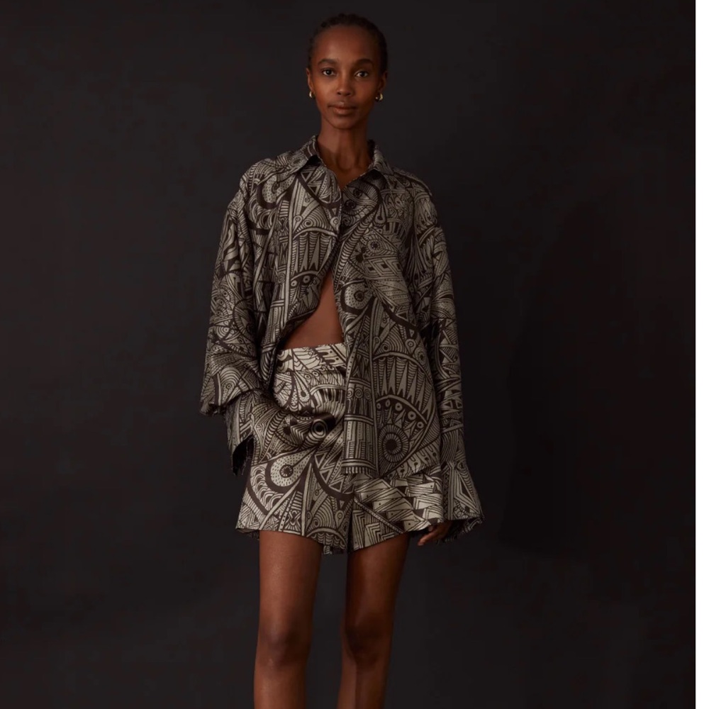 Heirlome short and shorts set in JYMA print, XS/2